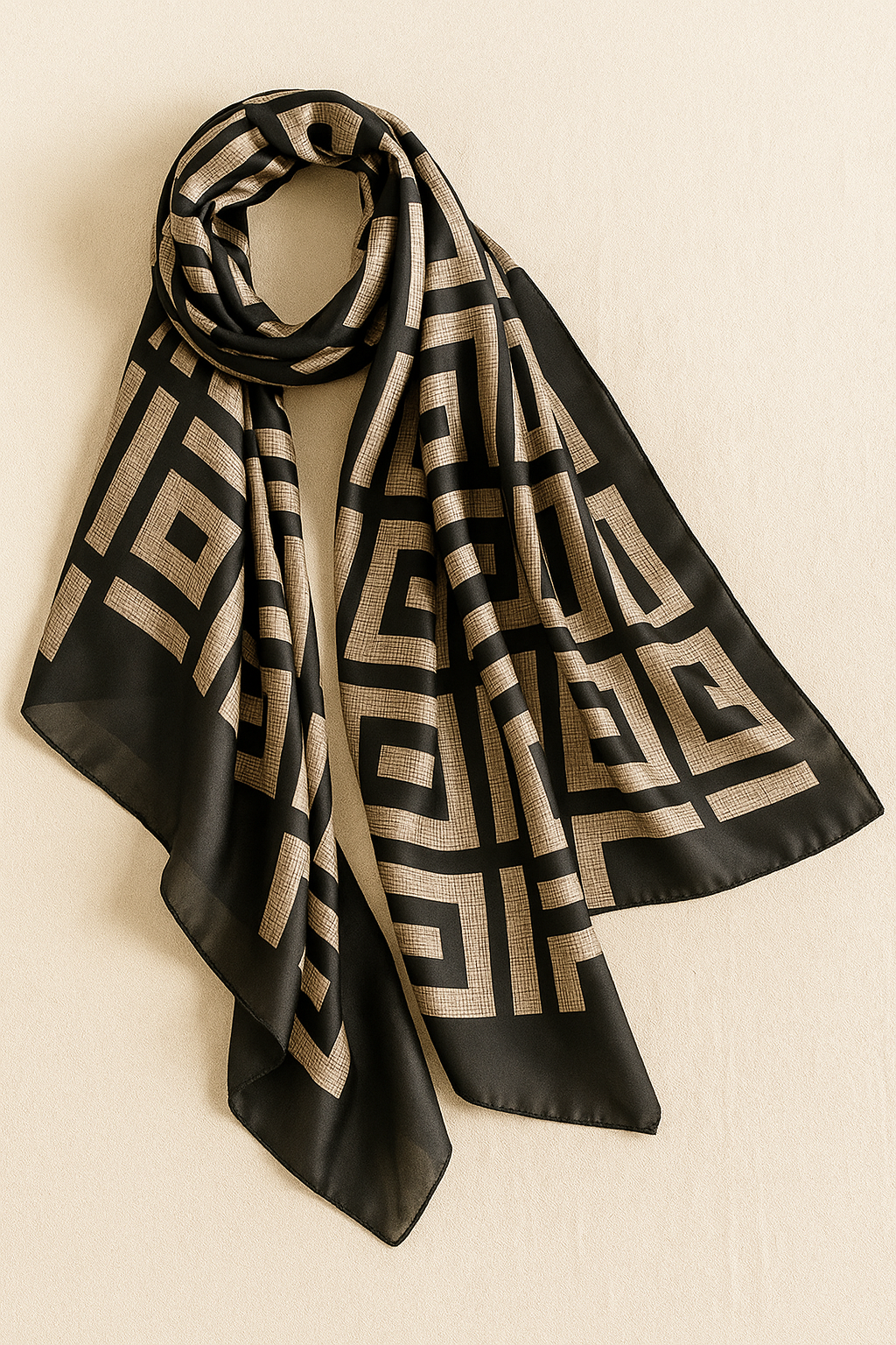 The Aera Grid Scarf